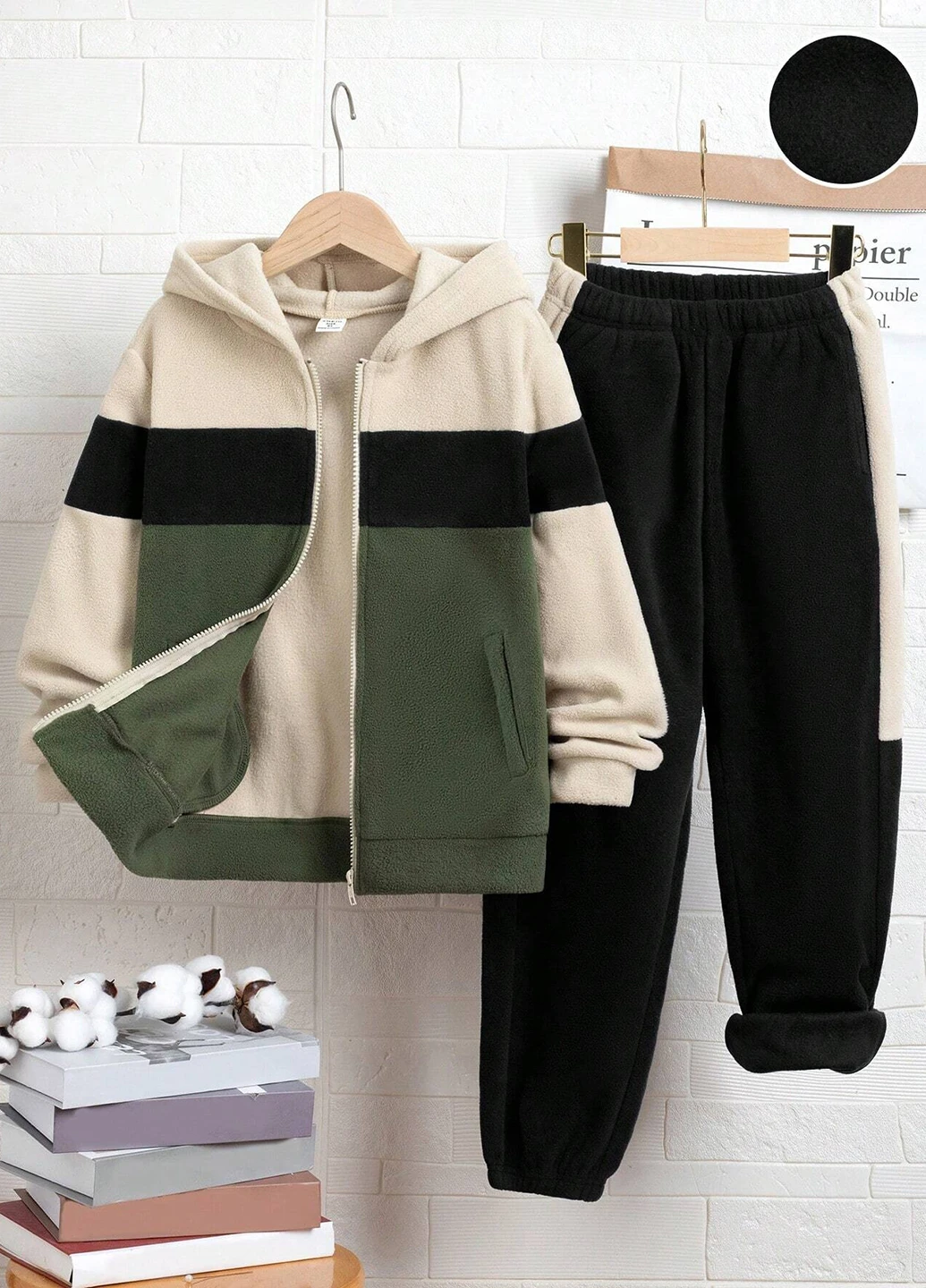 Спортивный костюм (толстовка, брюки) SHEIN (308707442)