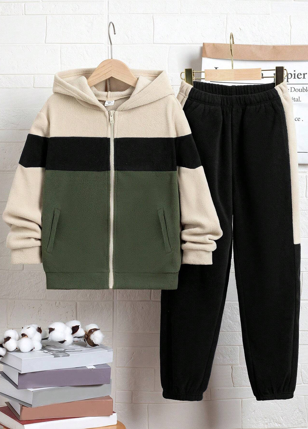 Спортивный костюм (толстовка, брюки) SHEIN (308707442)