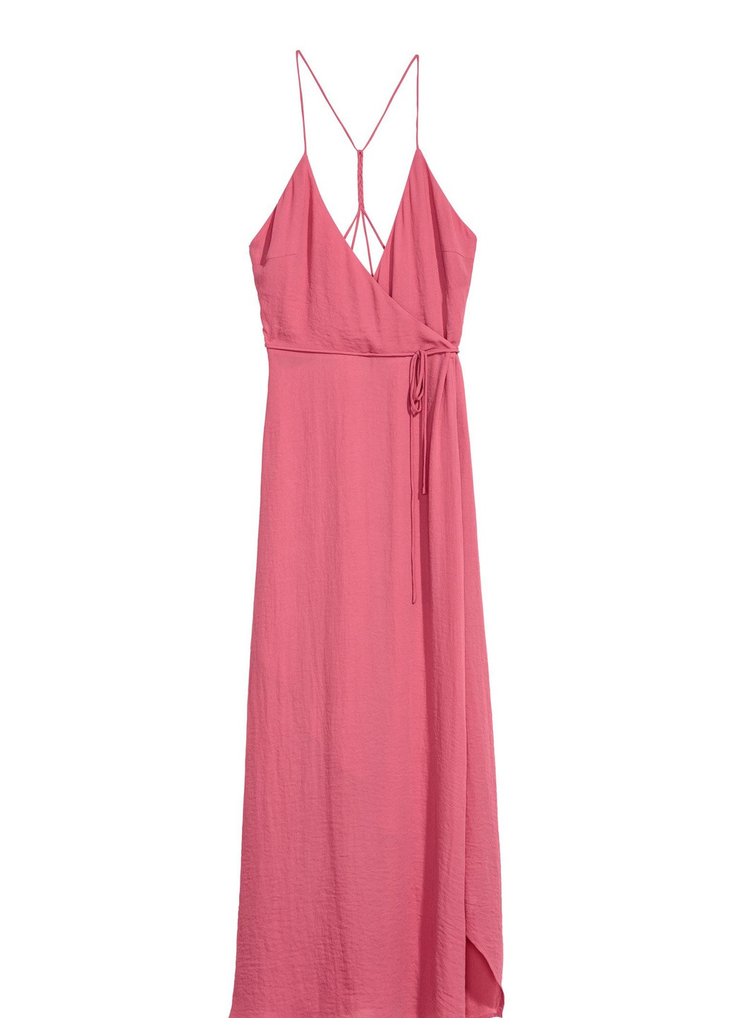 Рожева кежуал плаття, сукня H&M однотонна