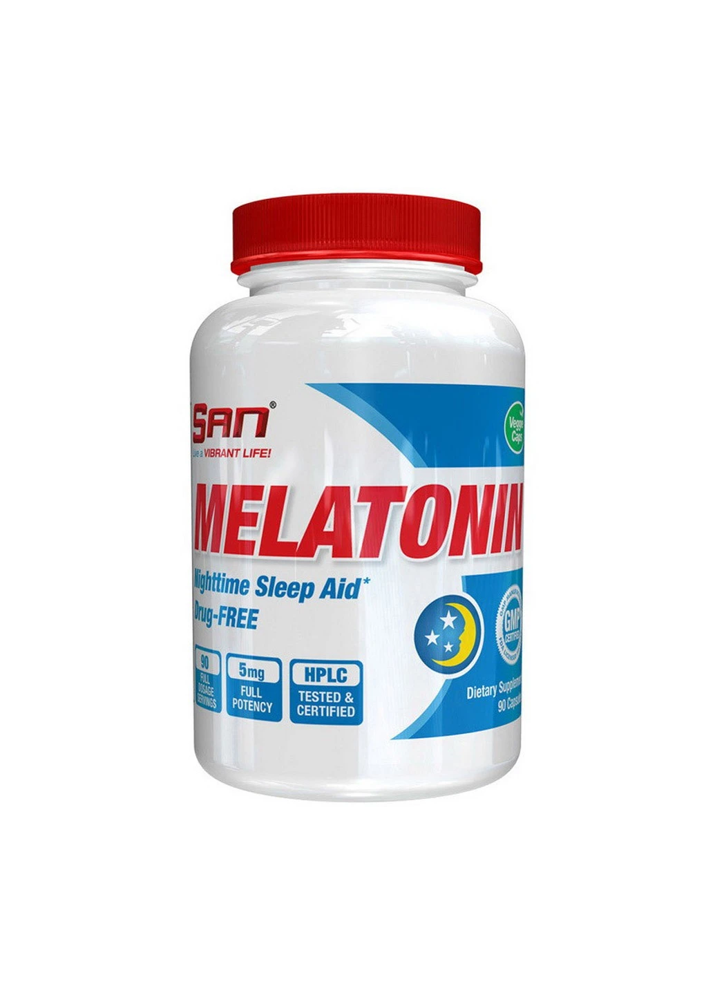 Мелатонін S.A.N Melatonin 5 mg (90 капс) сан San (255407806)