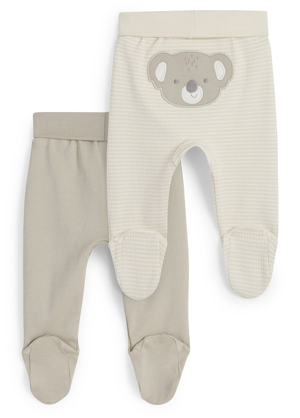 C&A повзунки (2 шт.) смужка комбінований повсякденний бавовна виробництво - Німеччина