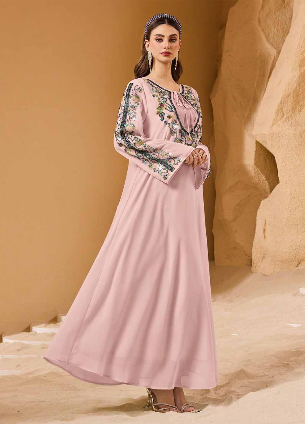 Рожева святковий сукня а-силует SHEIN однотонна