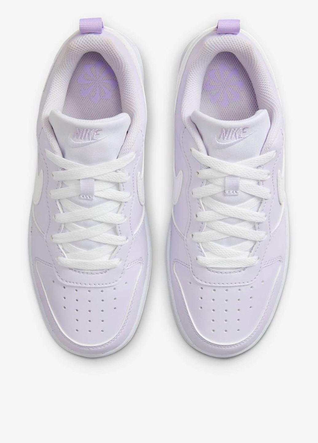 Світло-фіолетові всесезонні кросівки Nike Court Borough Low Recraft