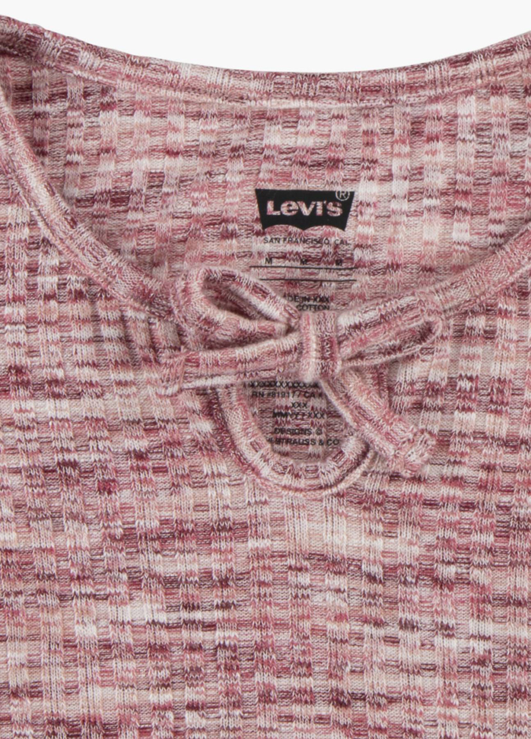 Розовый демисезонный костюм (лонгслив, брюки) брючный Levi's
