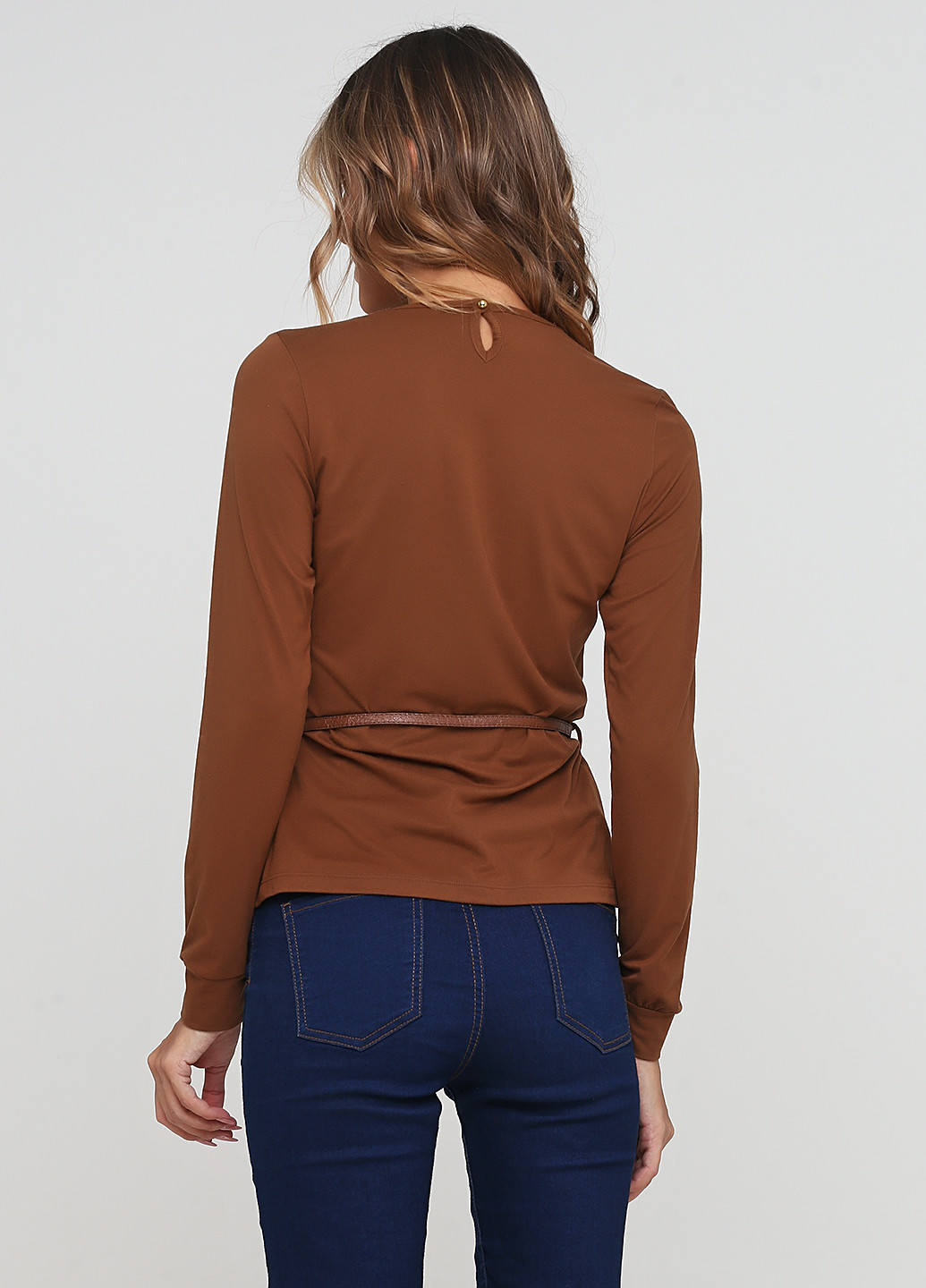 Светло-коричневая демисезонная блуза IVRIZ