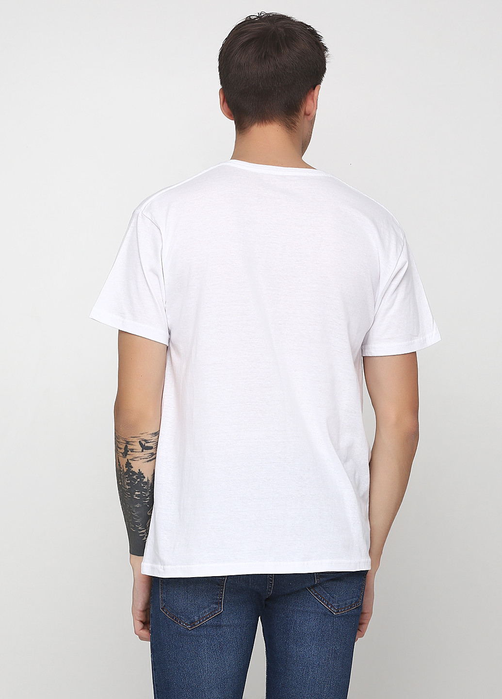 Белая футболка с коротким рукавом Tryapos
