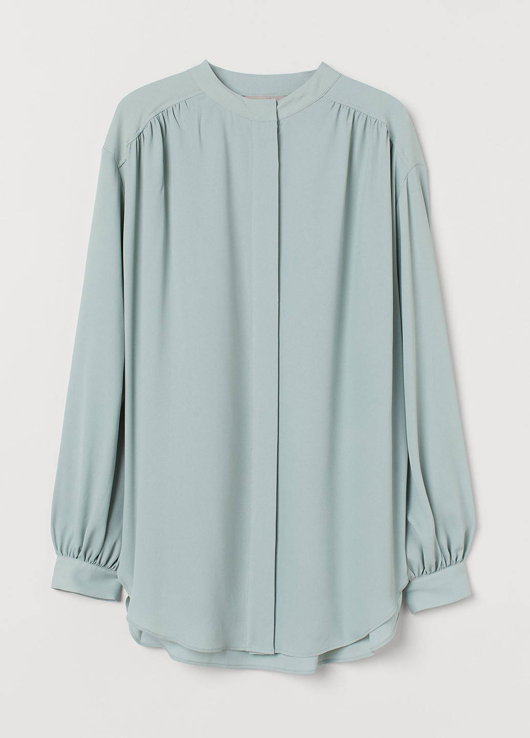 Мятная блуза H&M