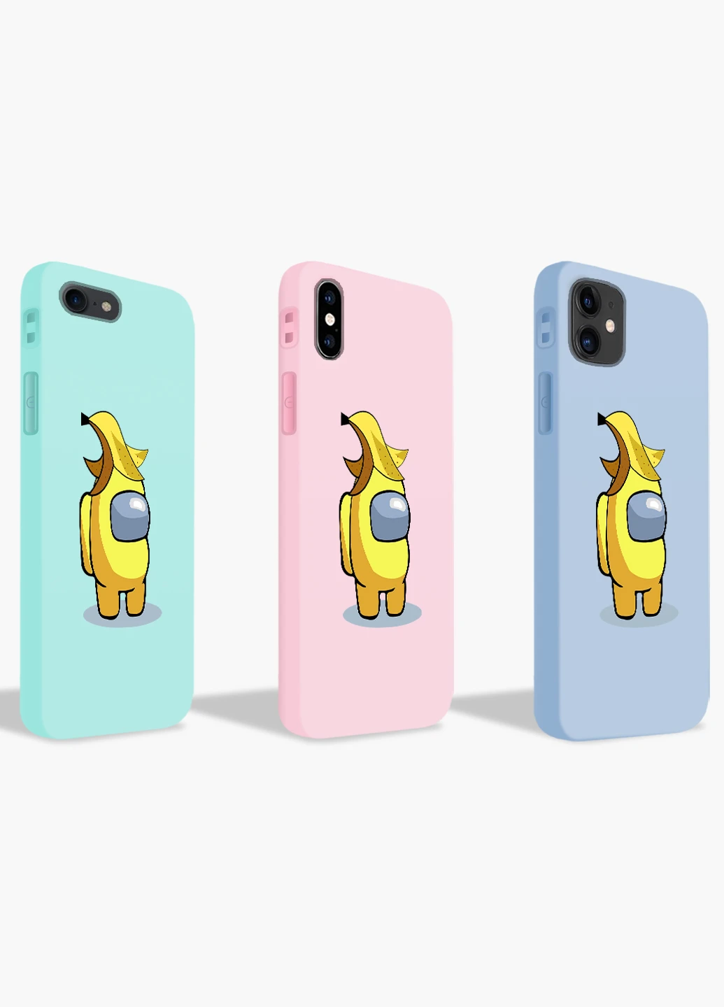 Чохол силіконовий Apple Iphone 11 Амонг Ас Жовтий (Among Us Yellow) (9230-2416) MobiPrint (219565911)