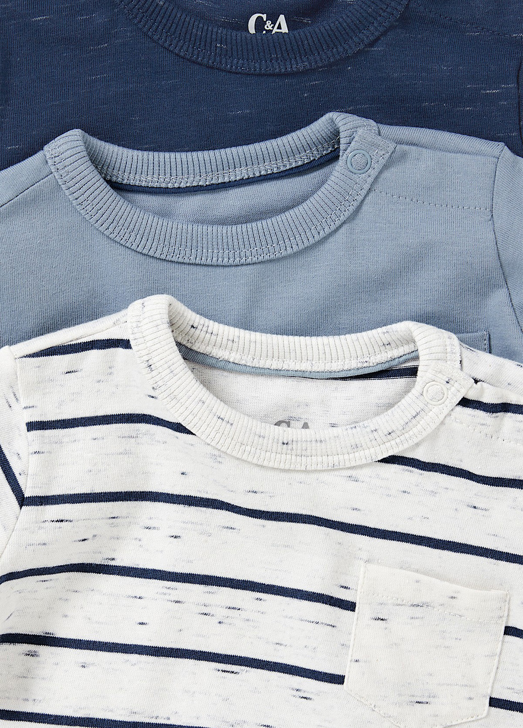 Разноцветный демисезонный кэжуал лонгслив C&A однотонный