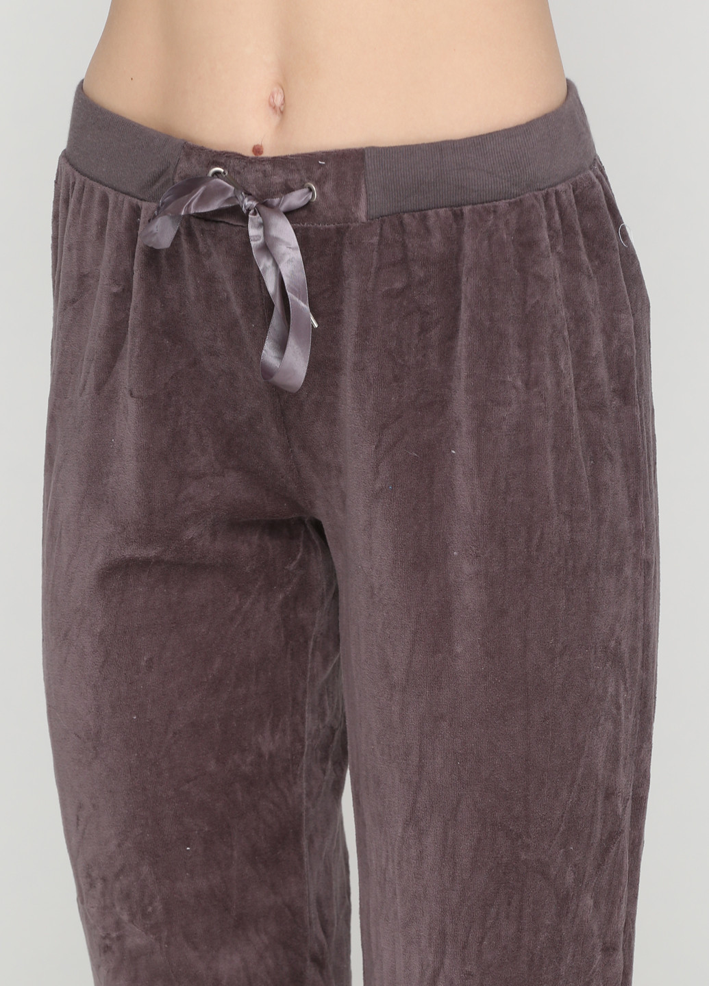 Серо-коричневые спортивные демисезонные прямые брюки Lidl
