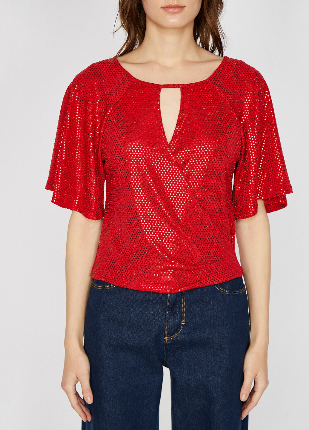 Червона літня блуза KOTON