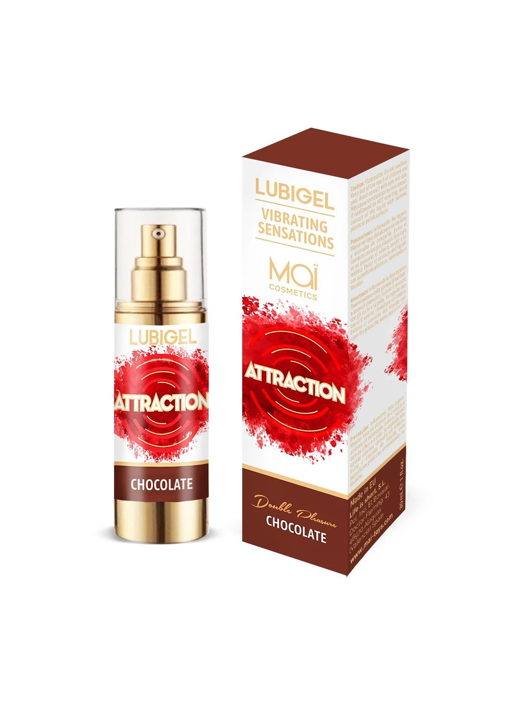Жидкий вибратор Lubigel Chocolate (30 мл) MAI (251931569)
