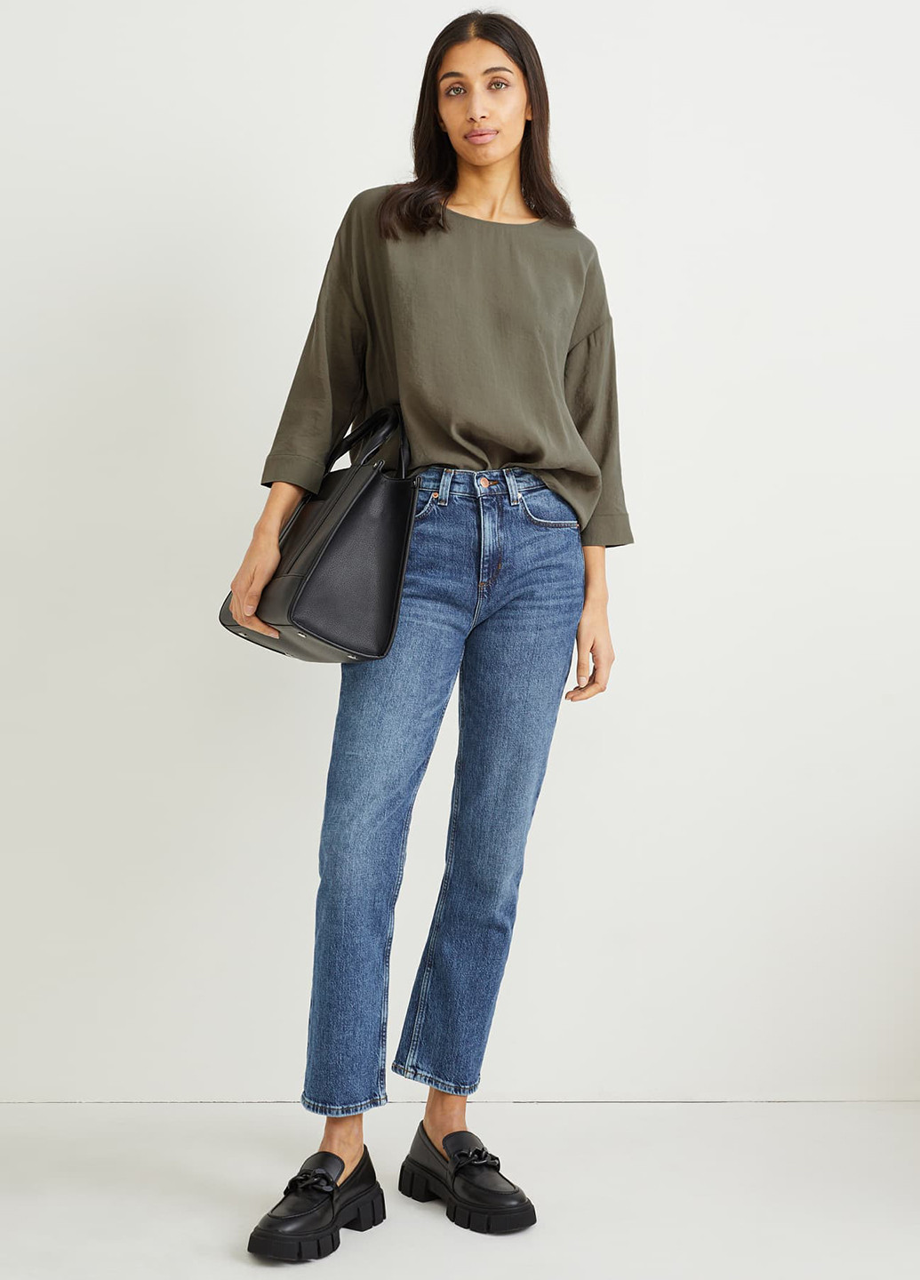 Хакі блуза C&A