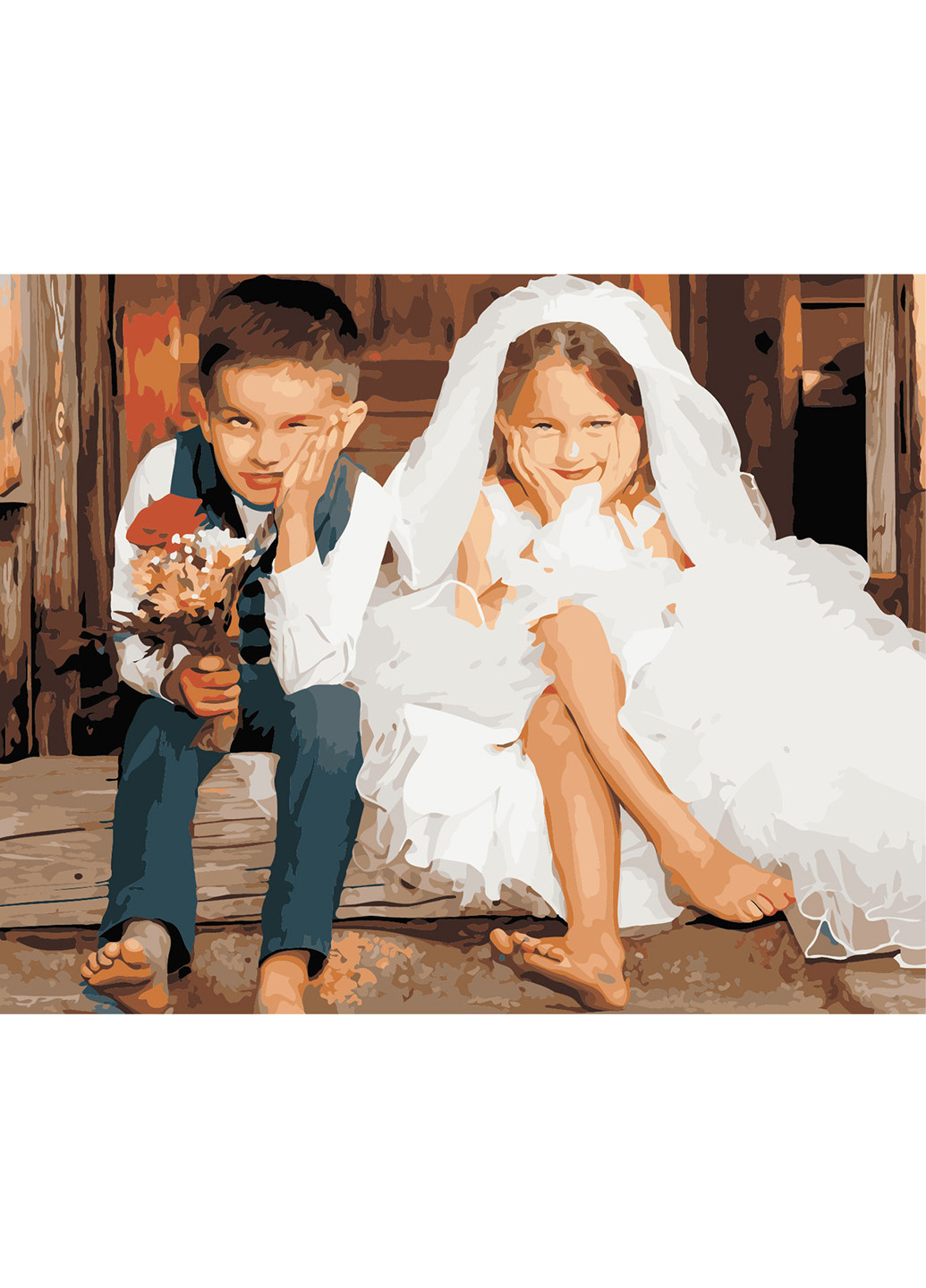 Картина за номерами "Дощовий день" 40х50 см ArtStory (252128364)