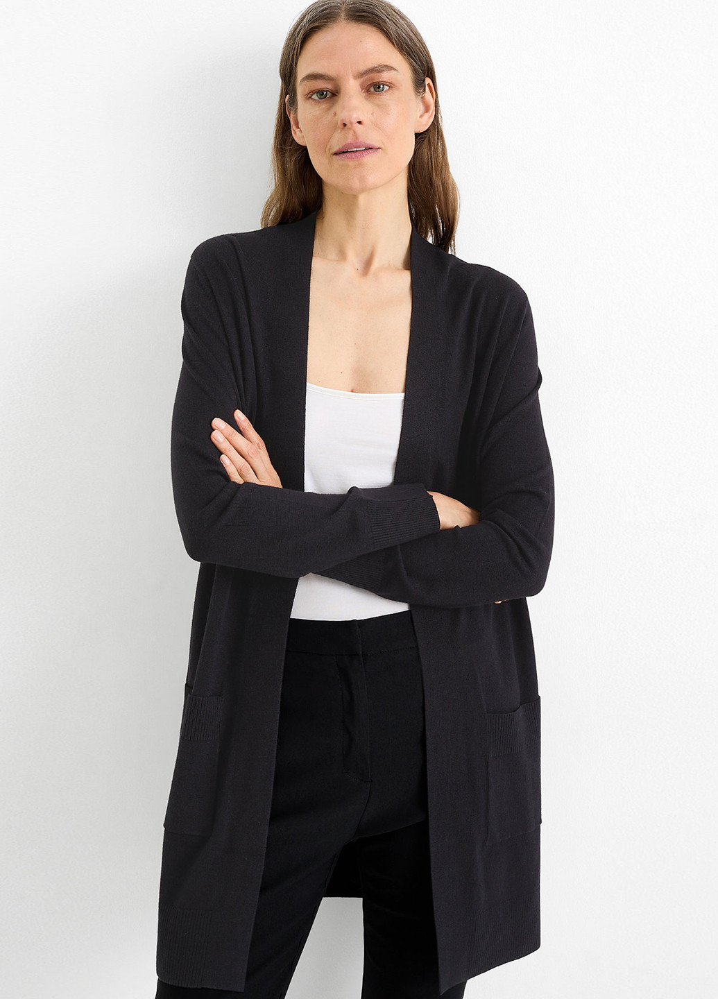 Черный демисезонный кардиган C&A