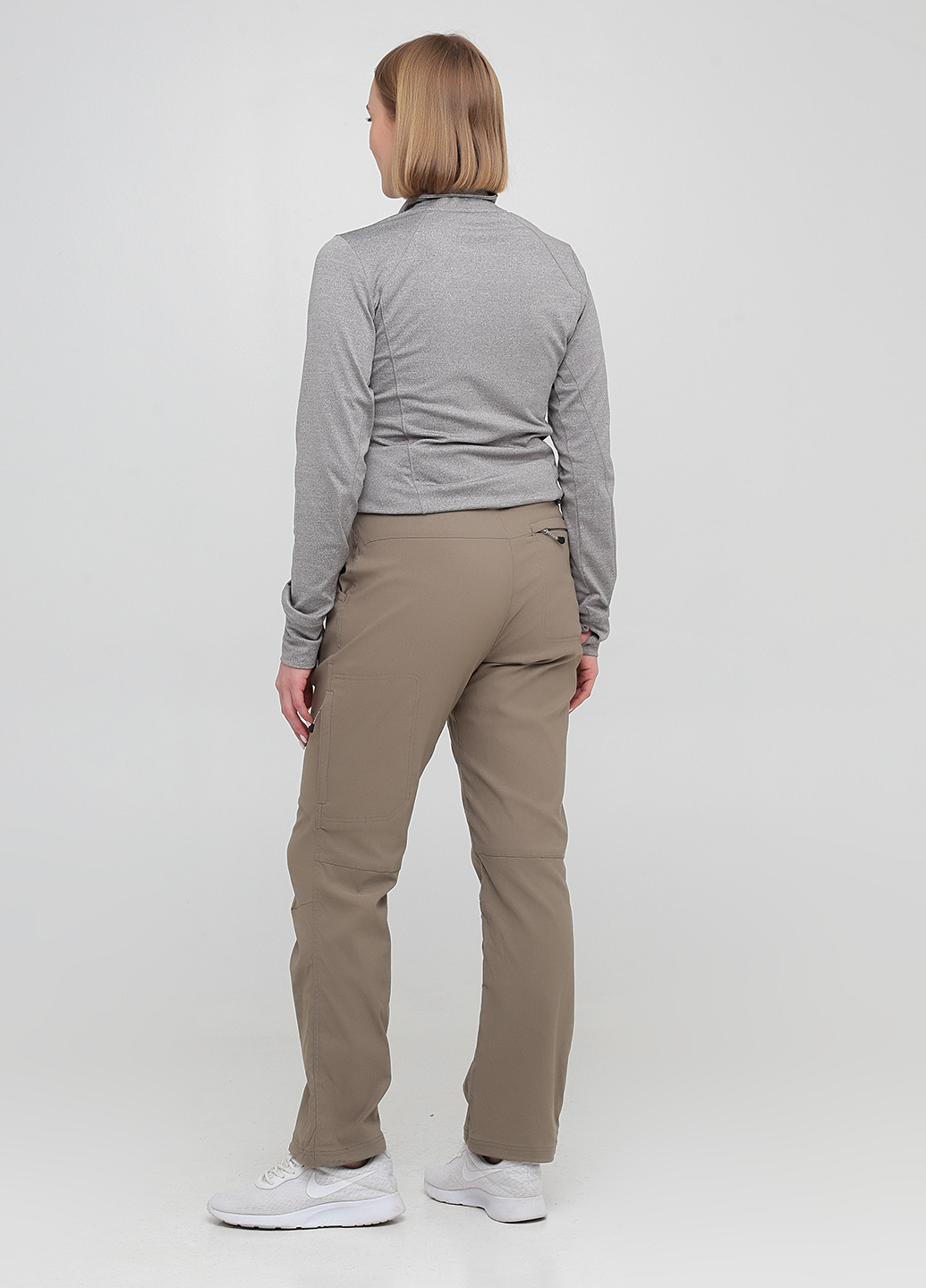 Темно-бежевые кэжуал демисезонные прямые брюки Primark