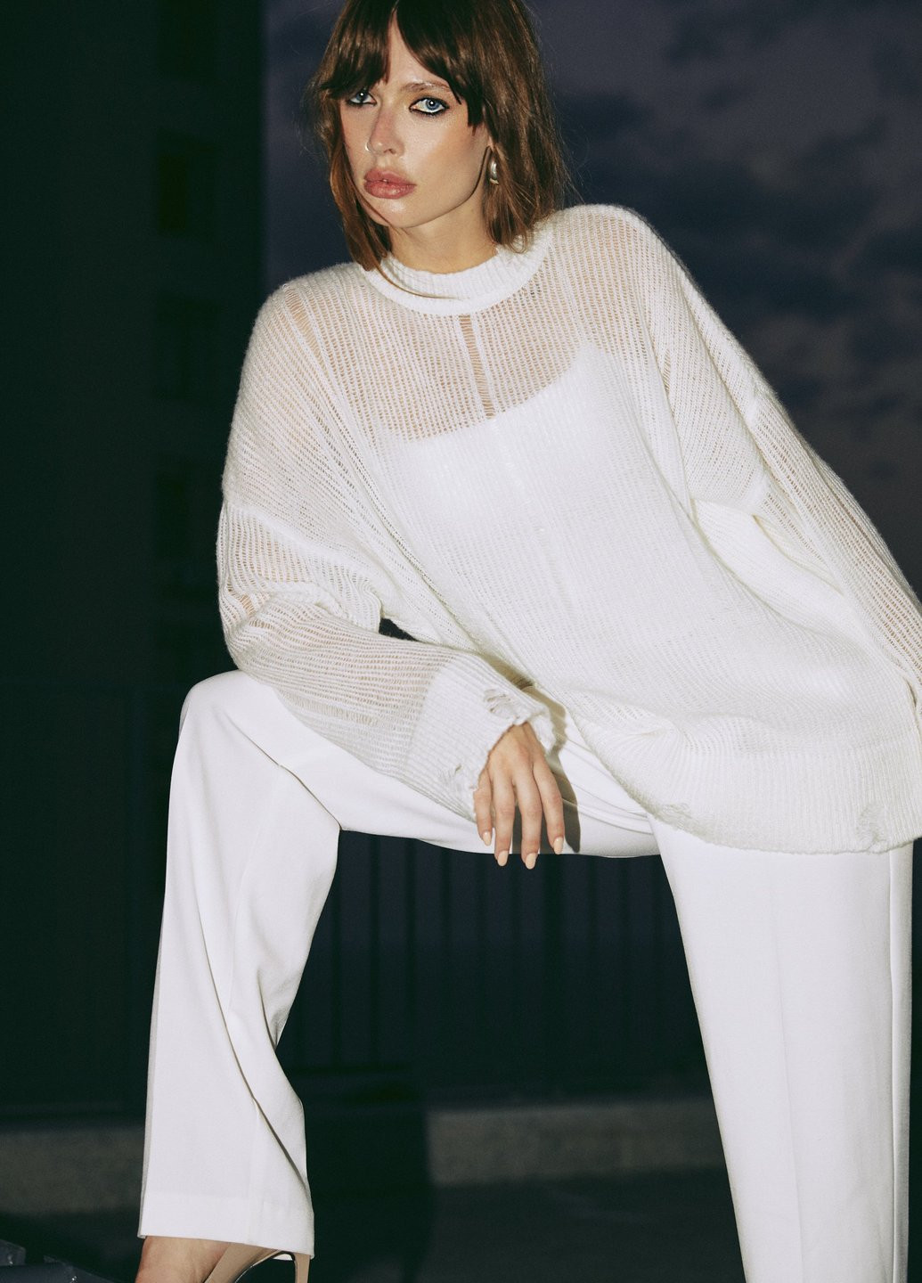 Молочний демісезонний светр Gepur