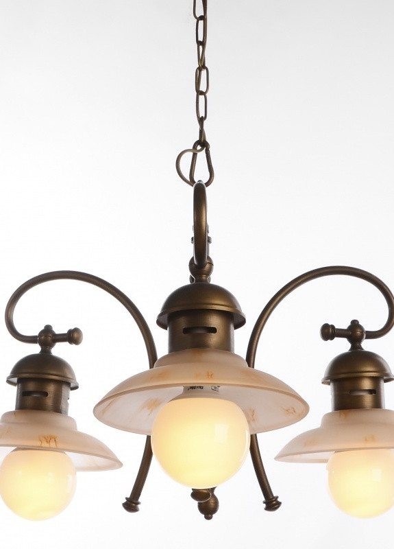 Люстра подвесная кантри ELVIS-001S/3 E27 Brille (253887422)