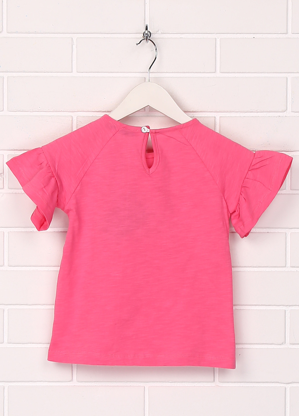 Рожева літня футболка з коротким рукавом Cigit