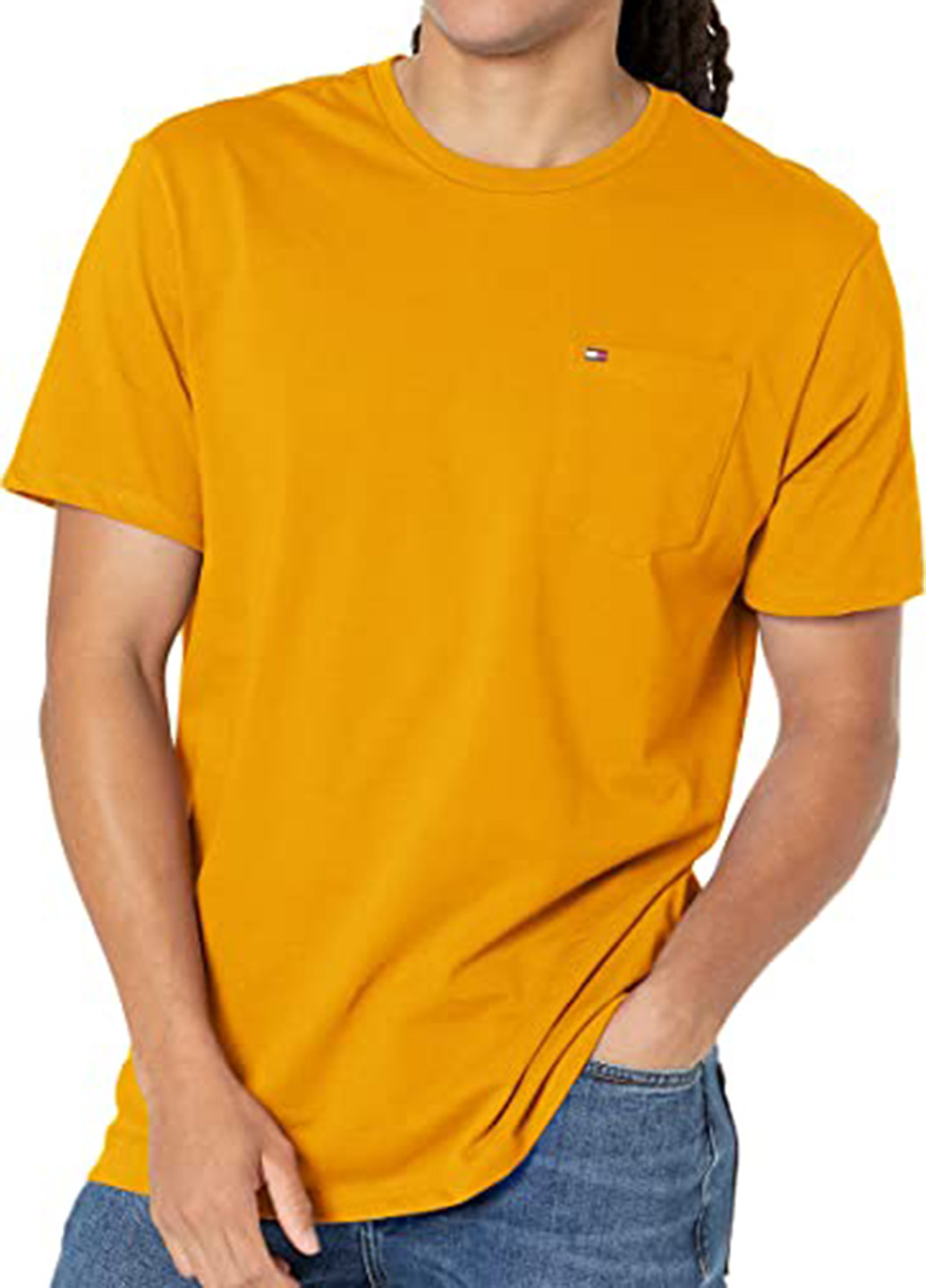 Гірчична футболка Tommy Hilfiger