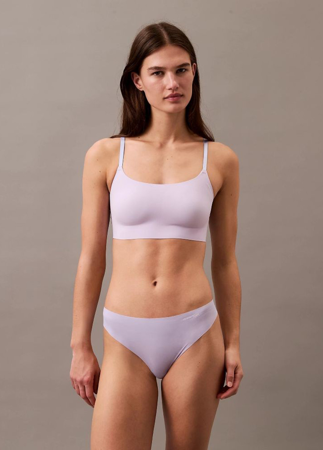 Сиреневый демисезонный комплект (бюстгальтер, трусики) Calvin Klein