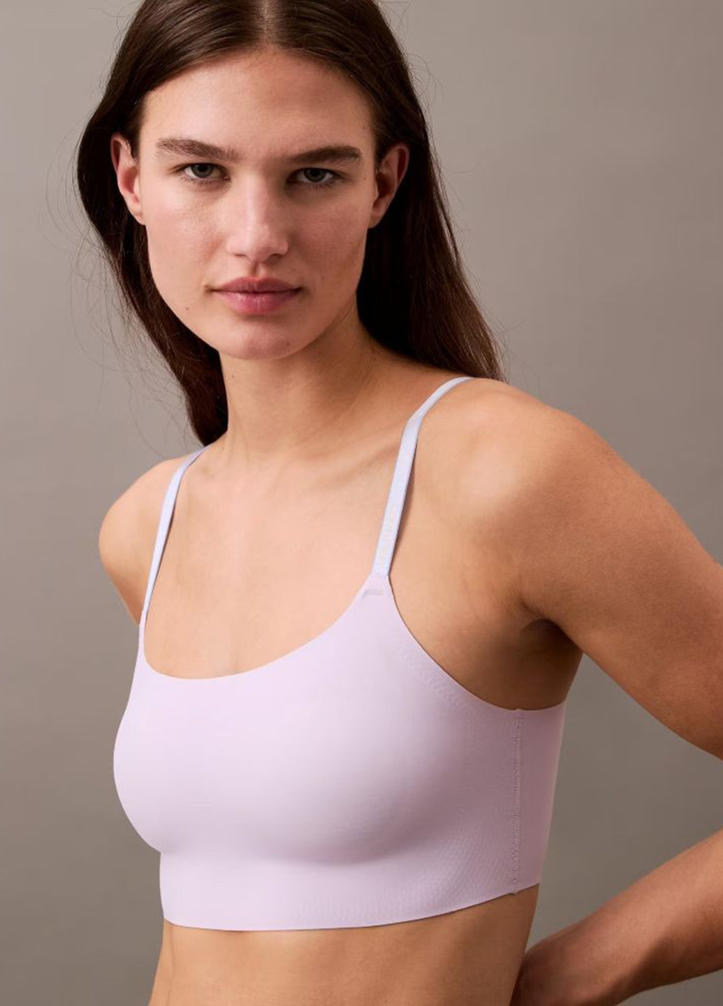 Сиреневый демисезонный комплект (бюстгальтер, трусики) Calvin Klein