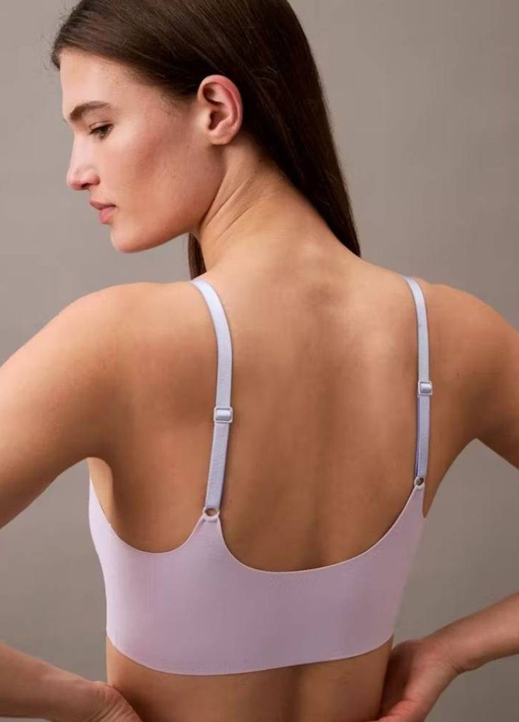 Сиреневый демисезонный комплект (бюстгальтер, трусики) Calvin Klein