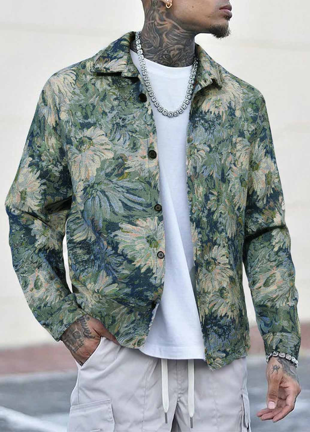 Куртка-рубашка SHEIN (367747527)