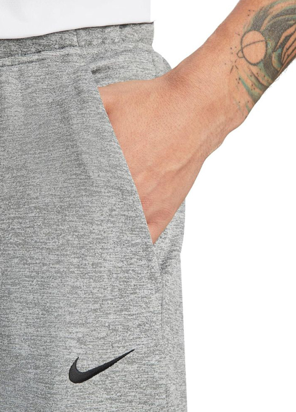 Серые спортивные, кэжуал демисезонные джоггеры брюки Nike