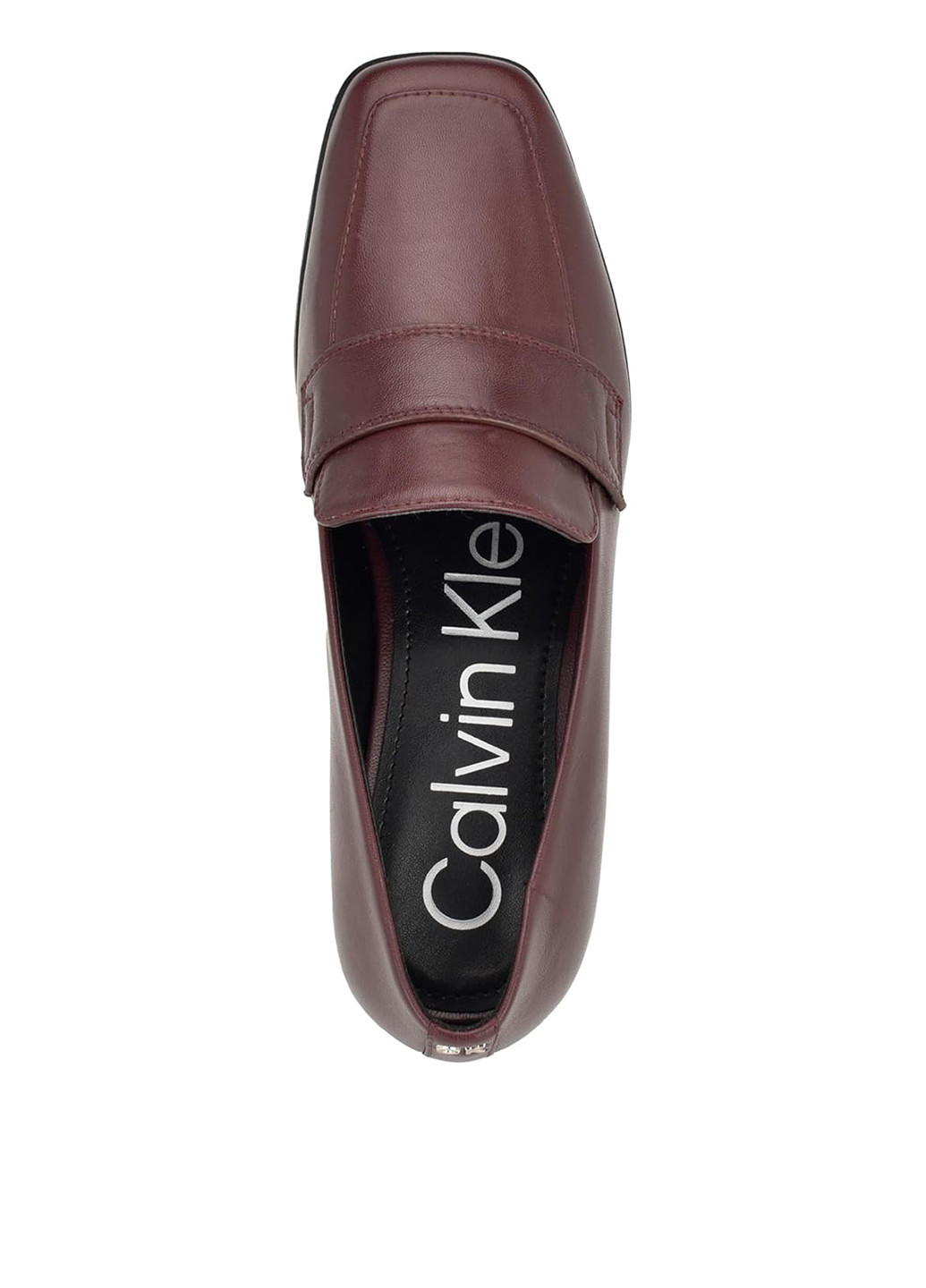 Calvin Klein Туфлі лофери бордовий з натуральна шкіра, сша — демісезон (372983188)