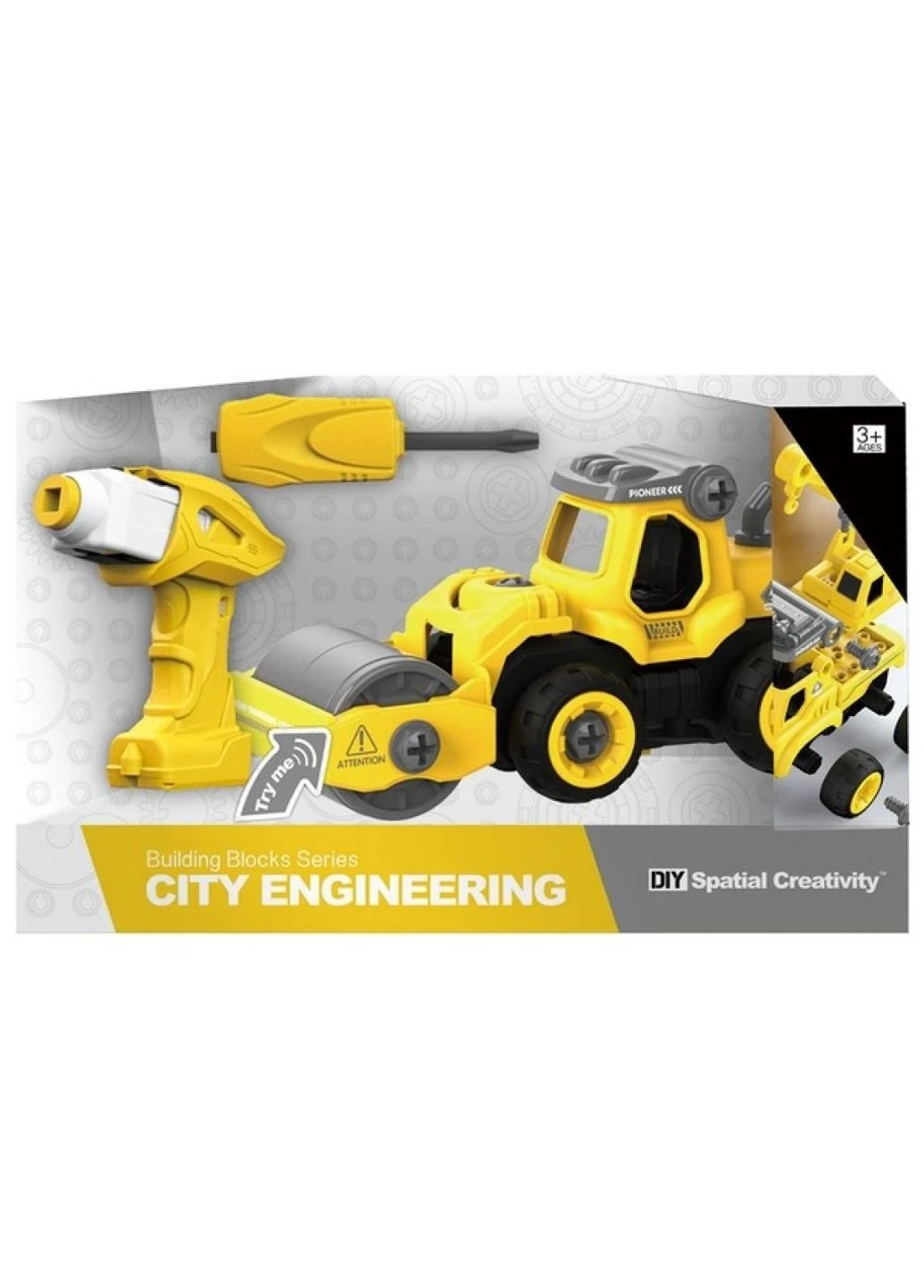 Конструктор Каток с электродвигателем (CJ-1365033) DIY SPATIAL CREATIVITY (251222554)