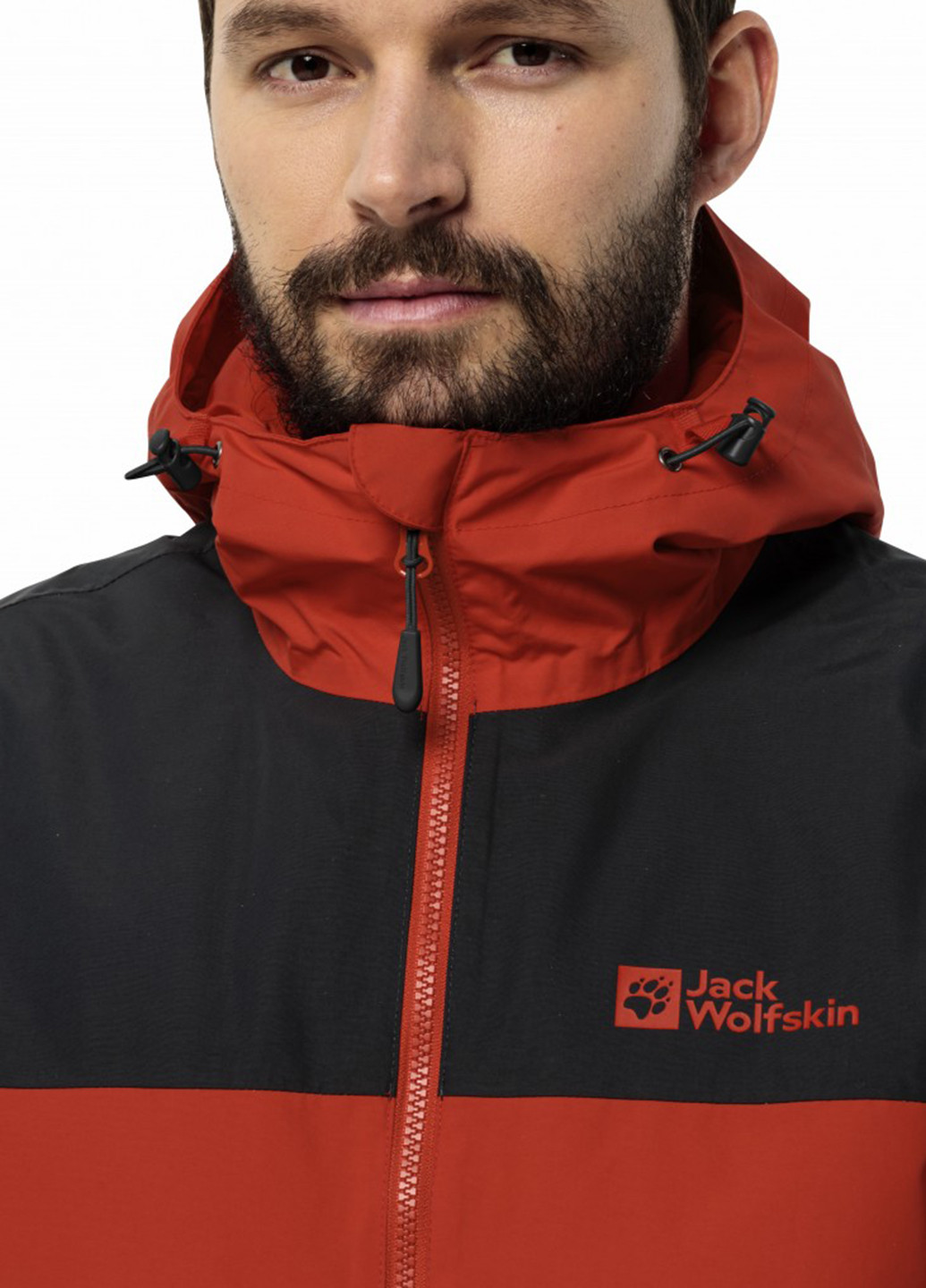 Червона демісезонна куртка Jack Wolfskin
