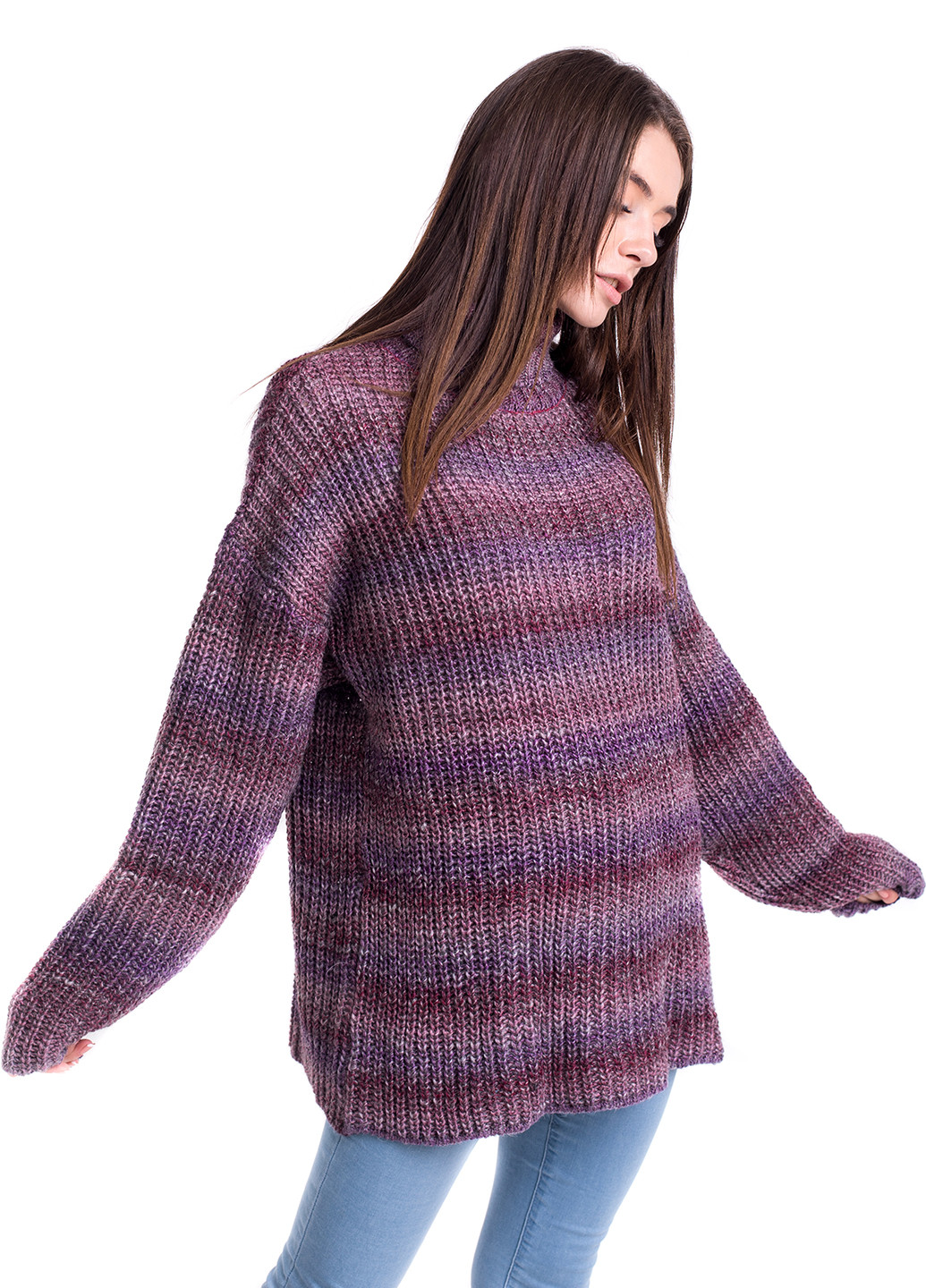 Сиреневый демисезонный свитер Bakhur