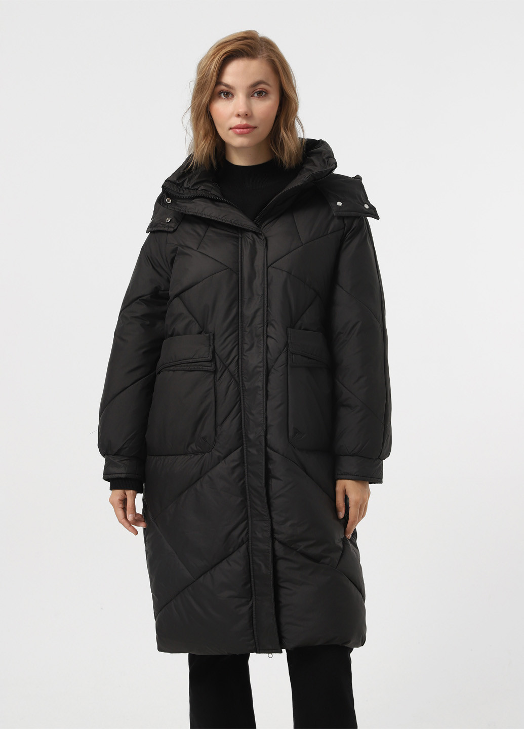 Черная демисезонная куртка Braska 91-2051/301