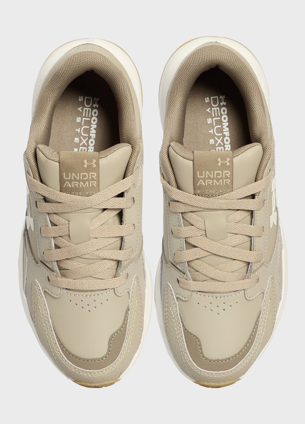 Светло-коричневые всесезонные кроссовки Under Armour