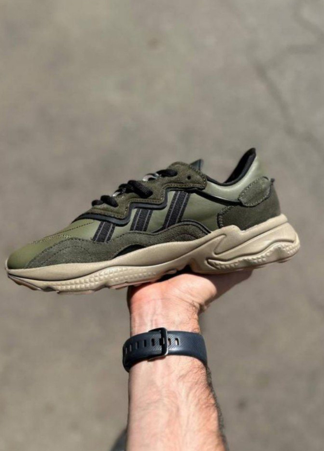 Хакі Осінні кросівки No Brand