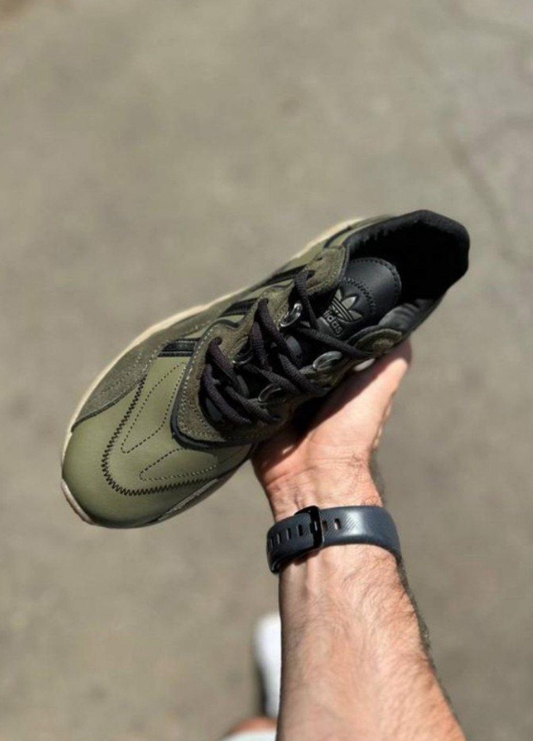 Хакі Осінні кросівки No Brand