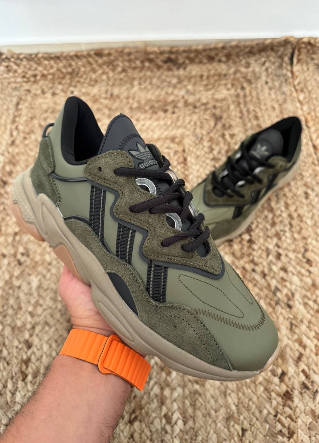 Хакі Осінні кросівки No Brand