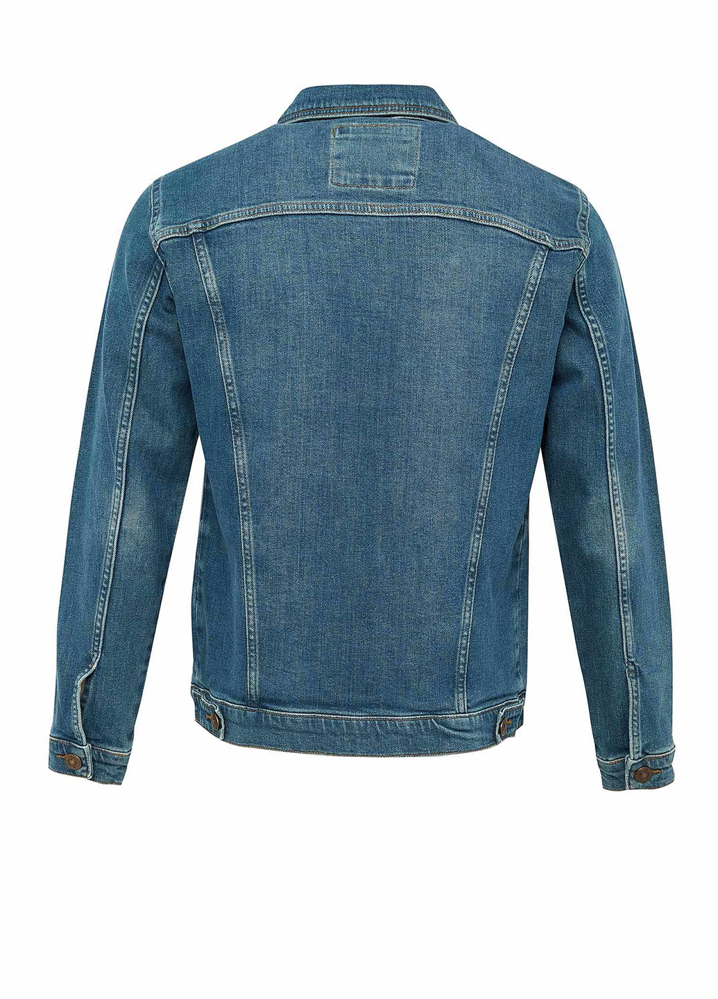 Пиджак DeFacto синий джинсовый хлопок