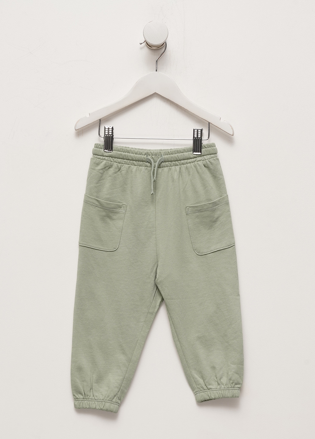 Зеленые кэжуал демисезонные джоггеры брюки H&M