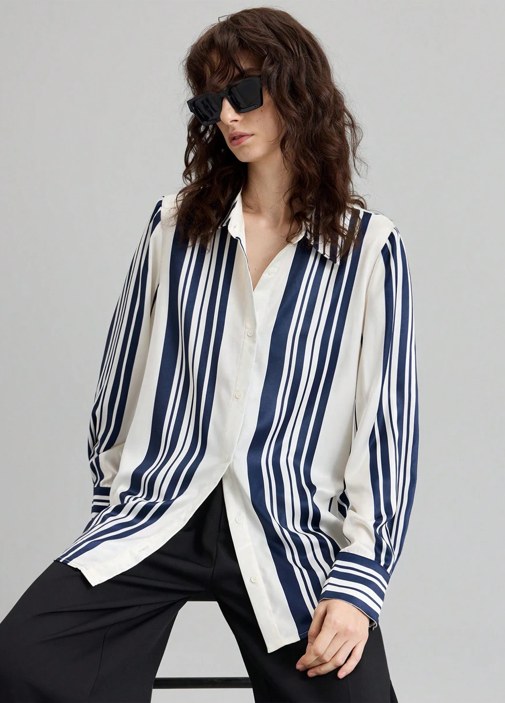 Комбінована блуза SHEIN