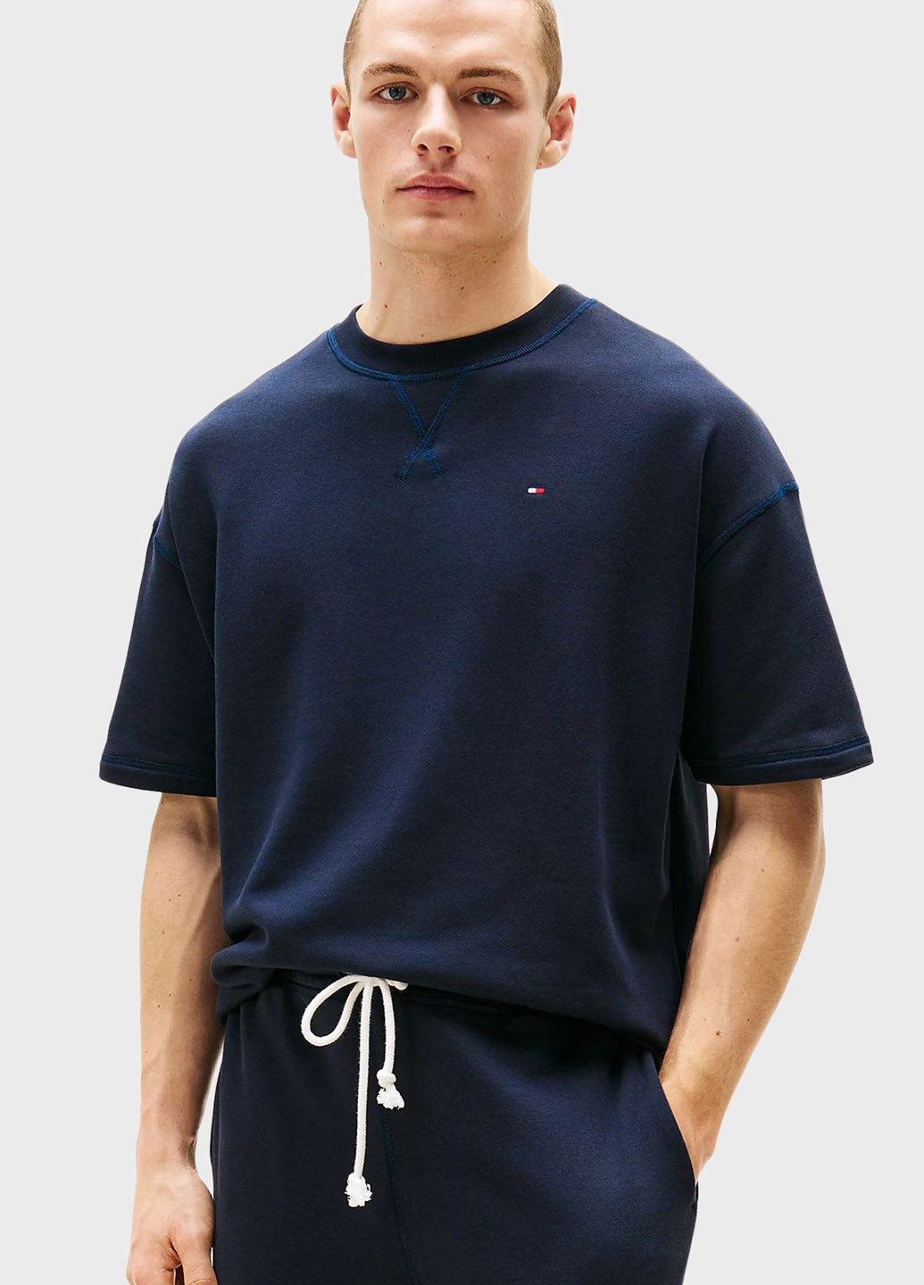 Темно-синя футболка з коротким рукавом Tommy Hilfiger