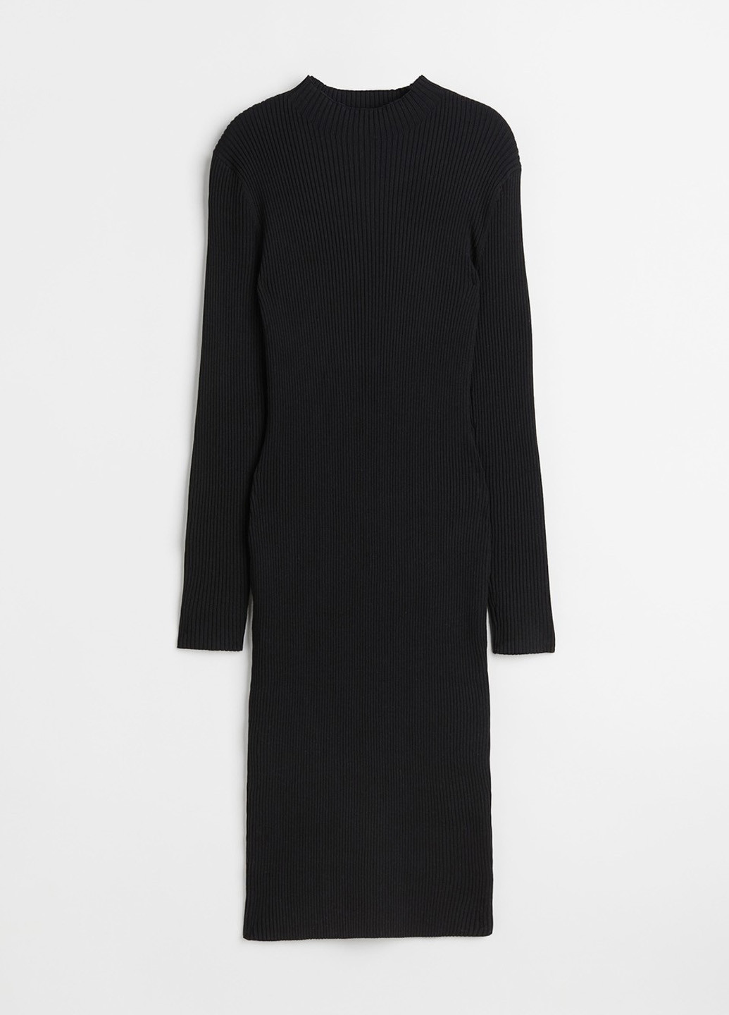 Чорна кежуал сукня сукня-водолазка H&M однотонна
