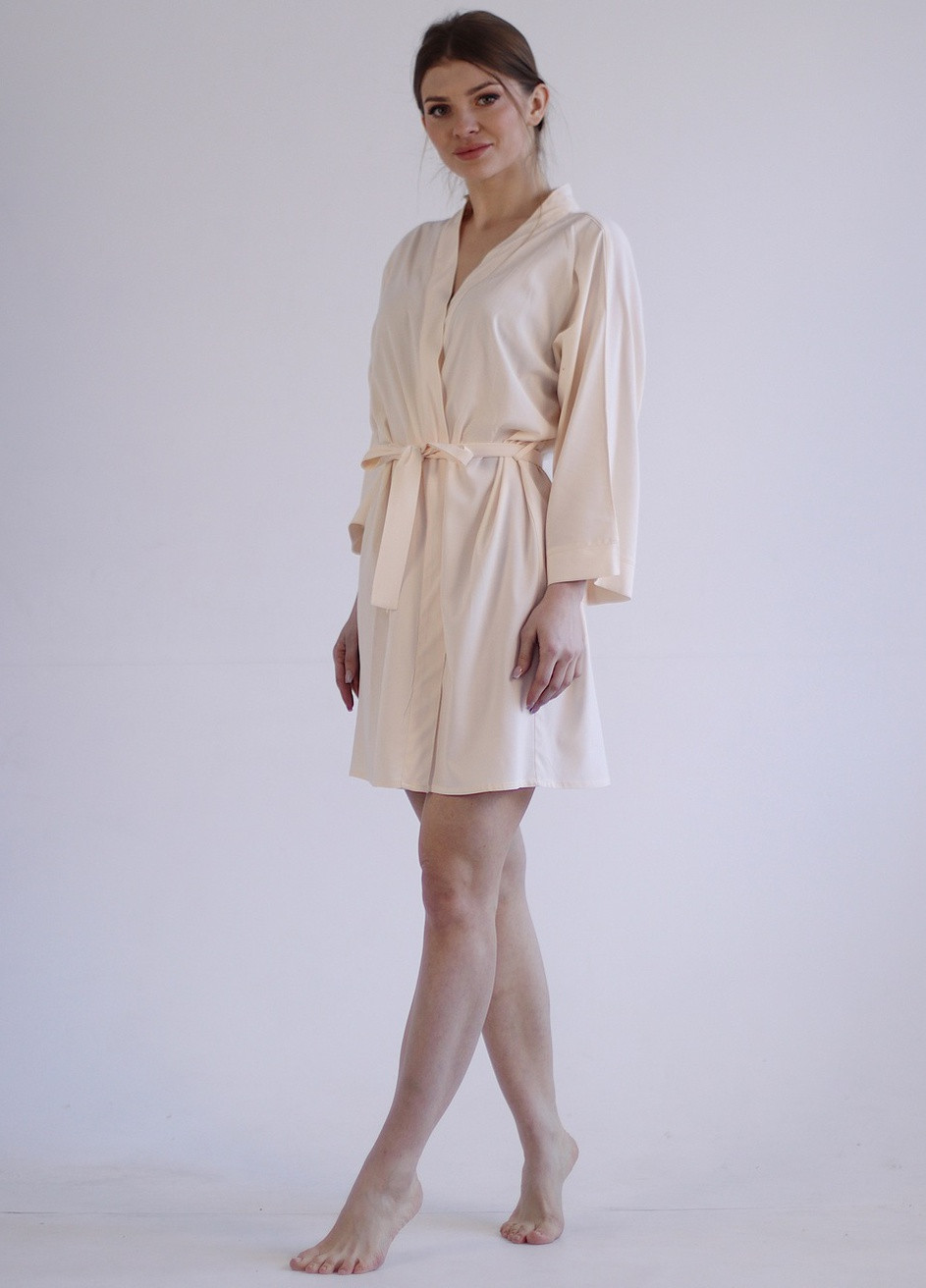 Бежевая всесезон халат GorLin