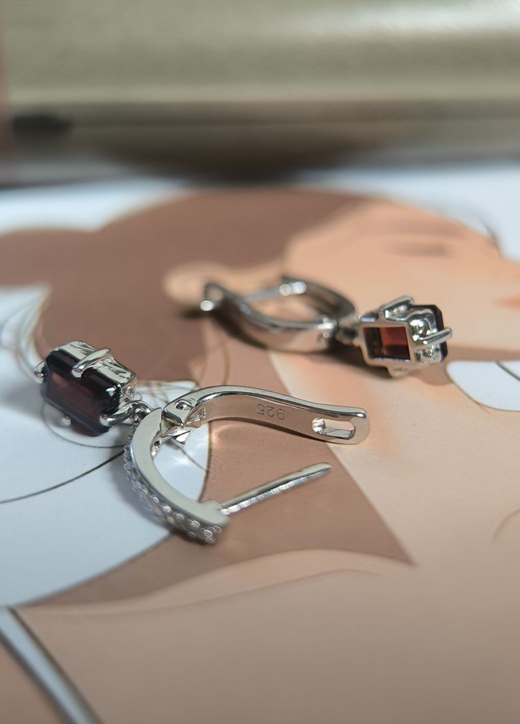 Серьги Silver Flame (369649389)