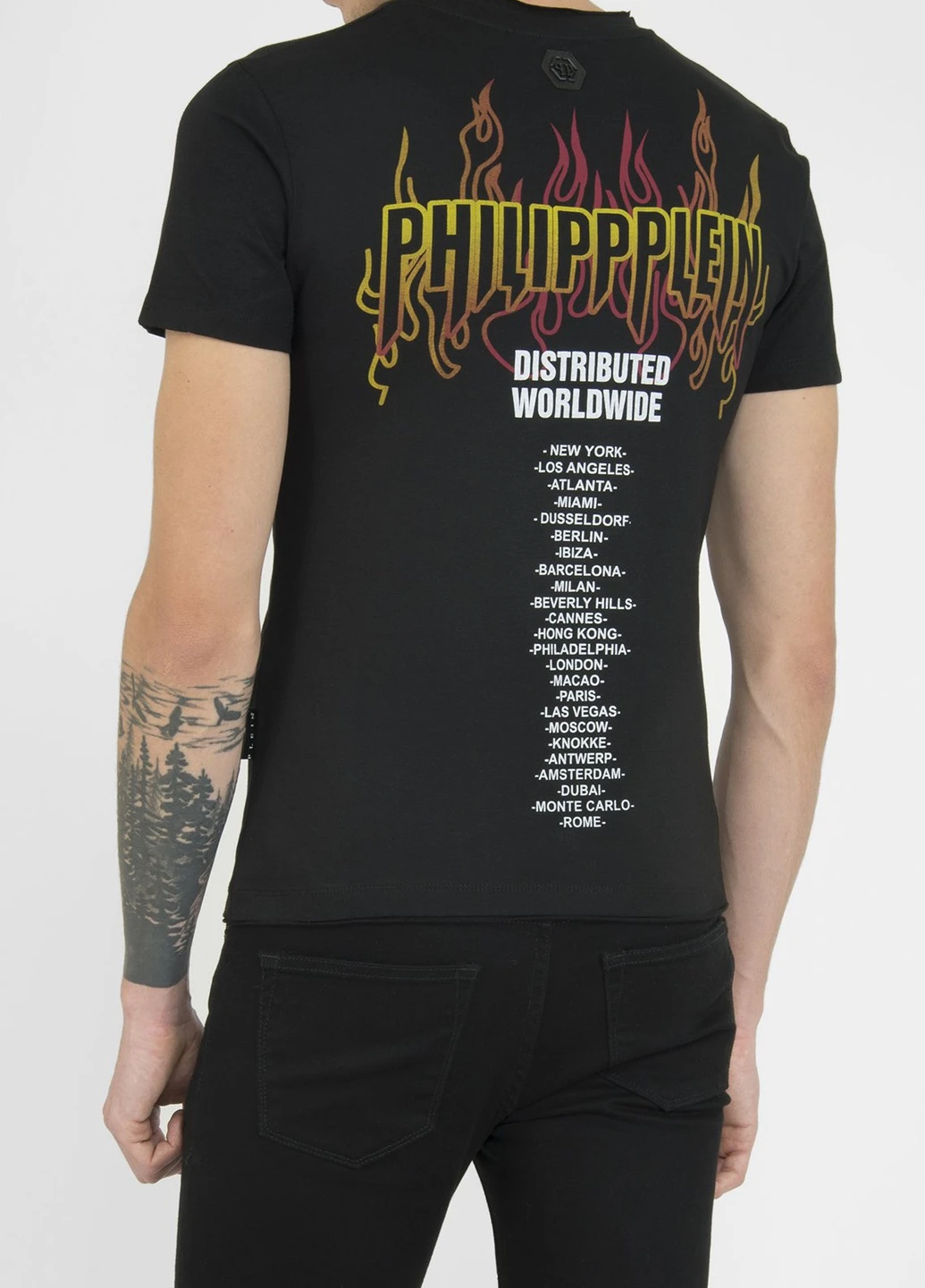 Черная футболка Philipp Plein