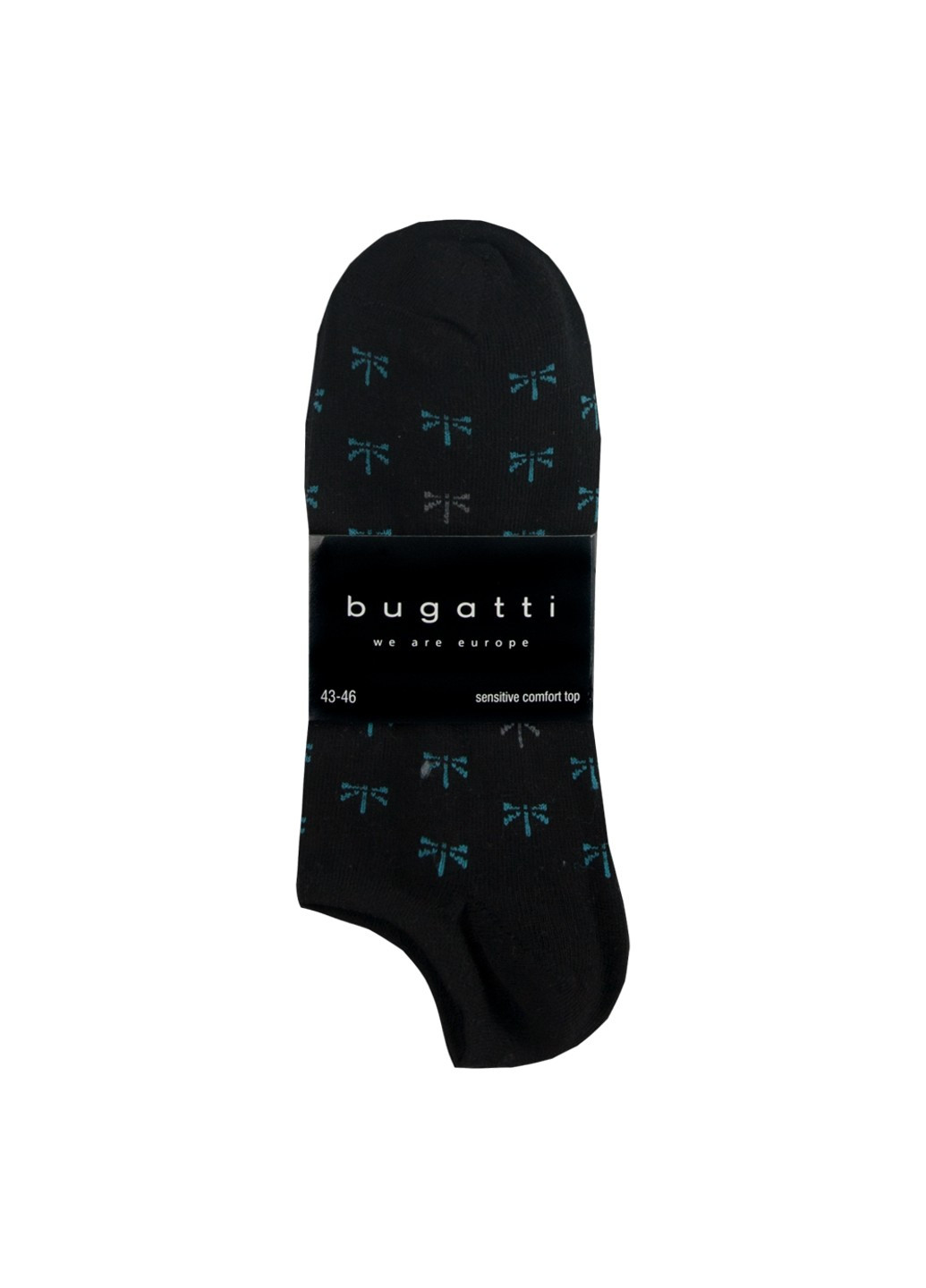 Набір з 2-х пар чоловічих шкарпеток Чорні Bugatti (253184010)