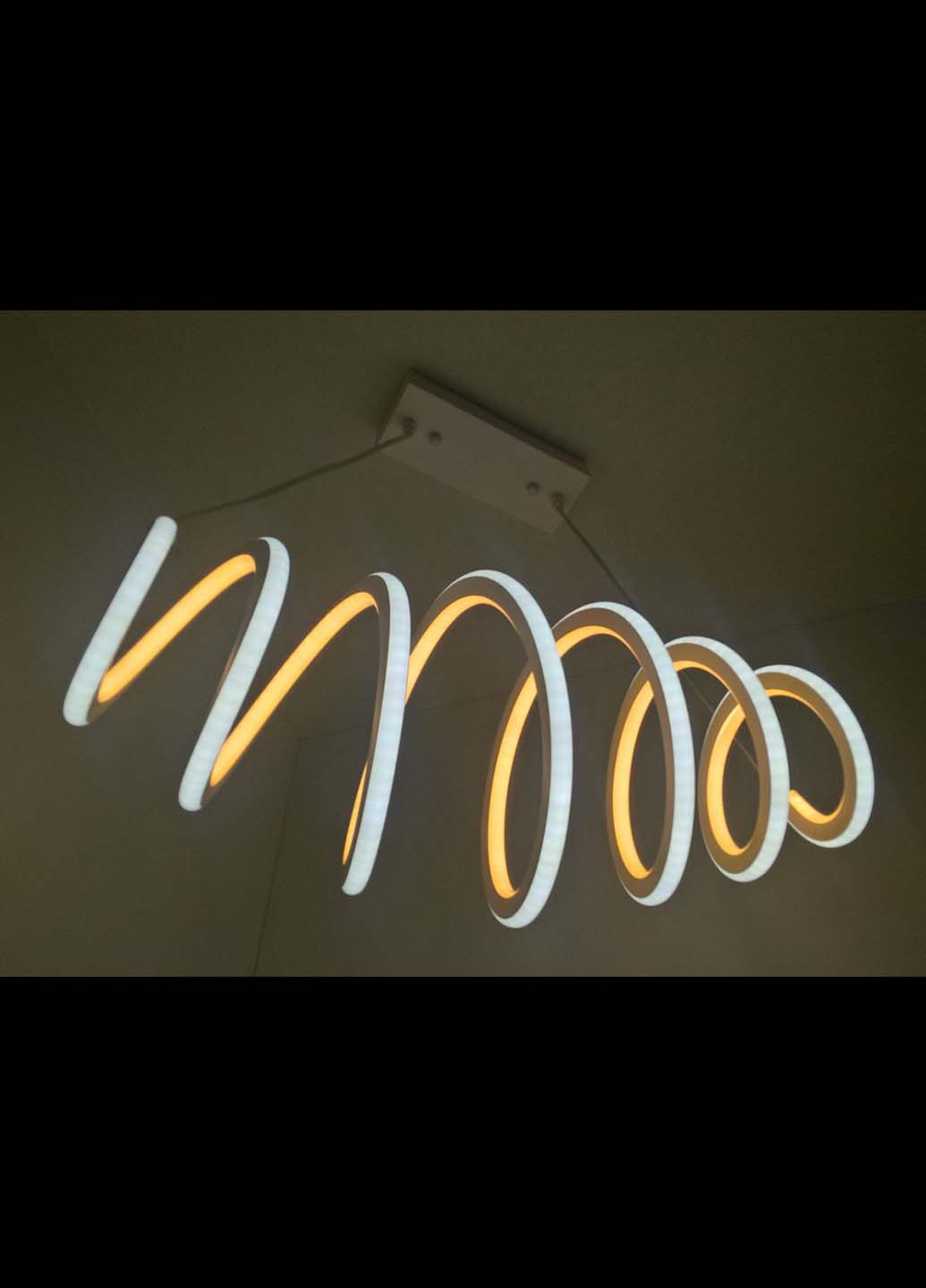 Світлодіодна потолочаня LED люстра 9815 Білий 40х27х60 см. Handmade (234538022)