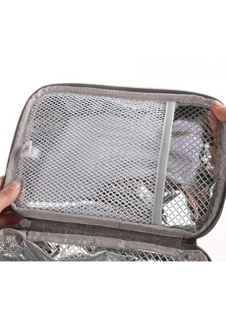 Термосумка/сумка холодильник для їжі з собою Young 7 л Серая More (253840461)