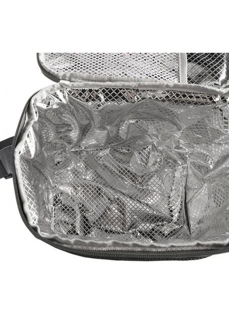 Термосумка/сумка холодильник для їжі з собою Young 7 л Серая More (253840461)